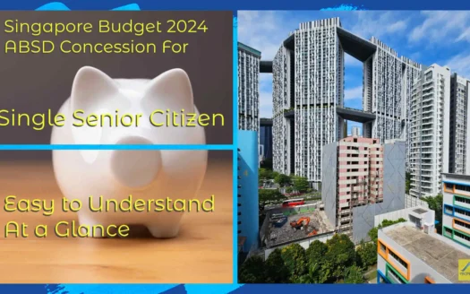 Singapore budget 2024 on absd concession for single senior citizens, with the pinnacle@duxton high-end hub, which represents a high percentage of Singaporeans staying in HDB