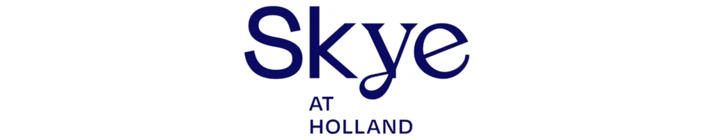 Official Skye at Holland luxury condominium logo, representing a new high-rise residential development by UOL and SingLand in Holland Road, Singapore.