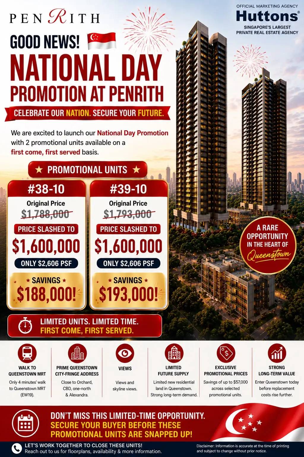 Penrith apecial promotion with more than 180K saving direct from developer