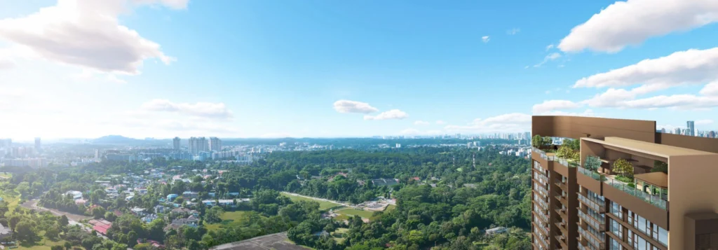 Penrith Queenstown Panoramic View from Roof Garden | Luxury Condo by Hong Leong & GuocoLand