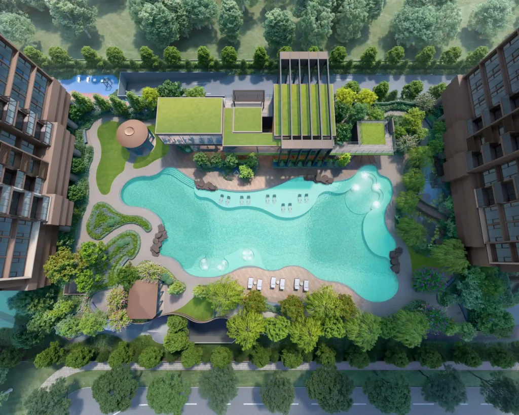 Penrith Condo Swimming Pool and Landscape Facilities | Margaret Drive Luxury New Launch.