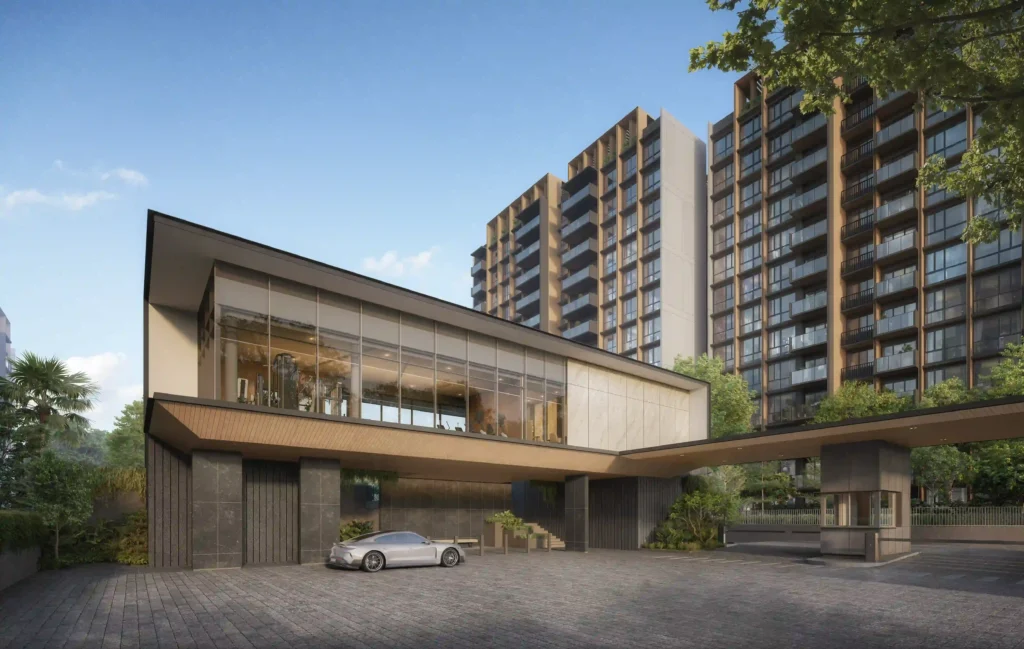 Narra Residences Grand Arrival at Dairy Farm Walk, D23, Singapore by Santarli Realty and Apex Asia Development.